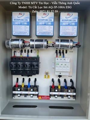 Tủ Cắt Lọc Sét AQ-3P-100A ESG